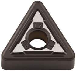 Kennametal - TNMG333 RP Grade KCM25 Carbide Turning Insert - TiCN/Al2O3 Finish, 60° Triangle, 3/8" Inscr Circle, 3/16" Thick, 3/64" Corner Radius - Apex Tool & Supply