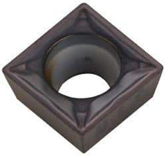 Kennametal - SPMT32.51 FP Grade KC5010 Carbide Turning Insert - TiAlN Finish, 90° Square, 3/8" Inscr Circle, 5/32" Thick, 1/64" Corner Radius - Apex Tool & Supply
