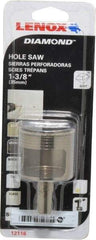 Lenox - 1-3/8" Diam, 1-1/8" Cutting Depth, Hole Saw - Diamond Grit Saw, Continuous Edge - Apex Tool & Supply