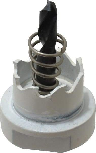 Lenox - 1" Diam, 1/2" Cutting Depth, Hole Saw - Carbide-Tipped Saw, Toothed Edge - Apex Tool & Supply