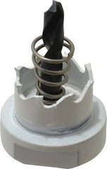 Lenox - 1" Diam, 1/2" Cutting Depth, Hole Saw - Carbide-Tipped Saw, Toothed Edge - Apex Tool & Supply