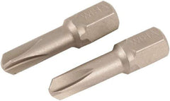 Wiha - 1/4" Drive, #5 Torq-Set Screwdriver Bit - 25mm OAL - Apex Tool & Supply