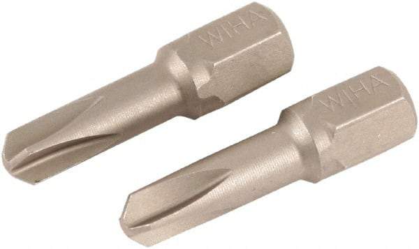 Wiha - 1/4" Drive, #6 Torq-Set Screwdriver Bit - 25mm OAL - Apex Tool & Supply