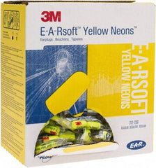 3M - Disposable, Uncorded, 33 dB Earplugs - Yellow, 200 Pairs - Apex Tool & Supply