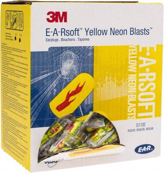 3M - Disposable, Uncorded, 33 dB Earplugs - Yellow, 200 Pairs - Apex Tool & Supply