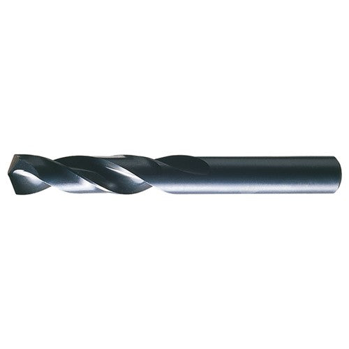 3/8 RHS / RHC HSS 135 Degree Split Point Heavy Duty Screw Machine Length Drill - Steam Oxide - Exact Industrial Supply