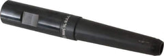 Made in USA - 3/4" Shank Diam Straight Shank with Weldon Flat 5/16" Hole End Mill Holder/Adapter - 3" Projection - Exact Industrial Supply