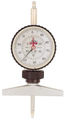 SPI - Dial Depth Gages Maximum Measurement (Inch): 7 Maximum Measurement (Decimal Inch): 7.0000 - Apex Tool & Supply