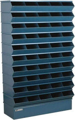 Stackbin - 10 Bin, Shelving Unit with Openings & Base - 37" Wide x 60" High - Apex Tool & Supply