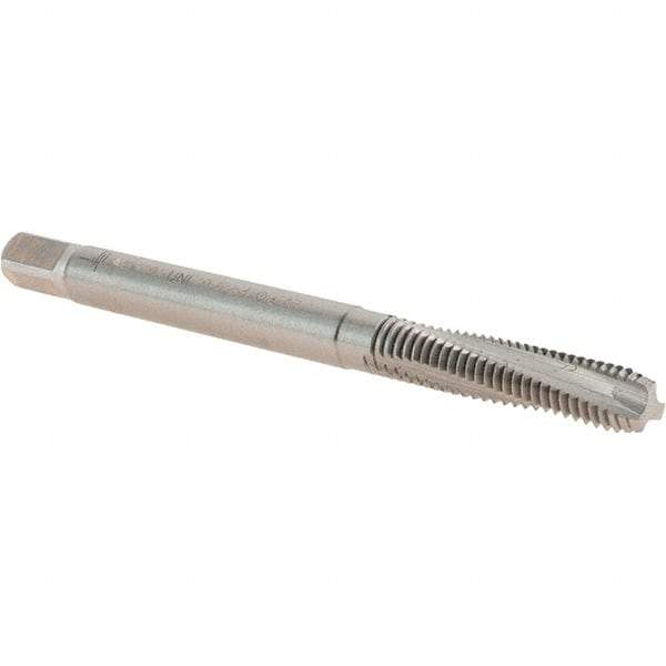 Walter-Prototyp - #10-32 UNF 3 Flute 3B Modified Bottoming Spiral Flute Tap - Powdered Metal, Bright Finish, 2-3/8" OAL, Right Hand Flute, Right Hand Thread, Series A234101 - Apex Tool & Supply