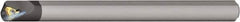 Vargus - Internal Thread, Right Hand Cut, 1/2" Shank Width x 0.48" Shank Height Indexable Threading Toolholder - 7" OAL, 3IR Insert Compatibility, CNVRC Toolholder, Series Carbide Shank - Apex Tool & Supply