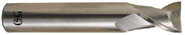 OSG - 5/8", 2 Flute, Single End, Solid Carbide, 0.09" Corner Radius End Mill - 3-1/2" OAL, 30° Helix, Right Hand Flute, 3/4" LOC, Right Hand Cut - Apex Tool & Supply