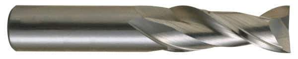 OSG - 1", 2 Flute, Single End, Solid Carbide, 0.12" Corner Radius End Mill - 5" OAL, 30° Helix, Right Hand Flute, 2" LOC, Right Hand Cut - Apex Tool & Supply