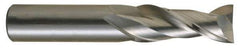OSG - 1", 2 Flute, Single End, Solid Carbide, 0.12" Corner Radius End Mill - 5" OAL, 30° Helix, Right Hand Flute, 2" LOC, Right Hand Cut - Apex Tool & Supply