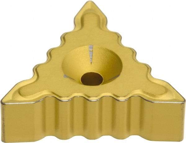 Sumitomo - TRM551704 GU Grade AC830P Carbide Turning Insert - Al2O3 Finish, 55° Triangle, 0.394" Inscr Circle, 0.197 Thick, 1/64" Corner Radius - Apex Tool & Supply
