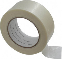 3M - 2" x 60 Yd Clear Rubber Adhesive Packaging Tape - Polypropylene Film Backing, 4 mil Thick, 100 Lb Tensile Strength, Series 8934 - Apex Tool & Supply