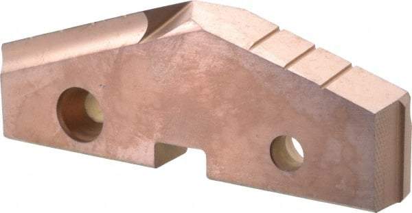 Allied Machine and Engineering - 3-1/4" Diam x 7/16" Thick, Seat Code 6, 144° Included Angle Spade Drill Insert - AM200 Coated, Cobalt, Grade Super Cobalt, Series GEN2 T-A - Apex Tool & Supply