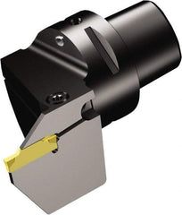 Sandvik Coromant - Cx-R/LF123..B Insert, 60mm Head Length, Modular Grooving Cutting Unit Head - Left Hand Cut, System Size C5, Through Coolant, Series CoroCut 1-2 - Apex Tool & Supply