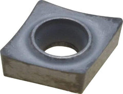 Kennametal - CCGT21.51 HP Grade K313 Carbide Turning Insert - Uncoated, 80° Diamond, 1/4" Inscr Circle, 3/32" Thick, 1/64" Corner Radius - Apex Tool & Supply
