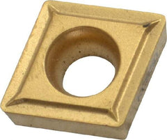 Kennametal - CCMT432 LF Grade KC850 Carbide Turning Insert - TiC/TiCN/TiN Finish, 80° Diamond, 1/2" Inscr Circle, 3/16" Thick, 1/32" Corner Radius - Apex Tool & Supply
