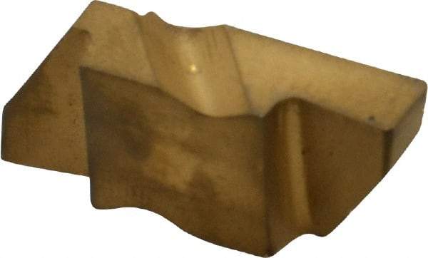 Kennametal - 4189NG Grade KC850, 4.8mm Cutting Width Carbide Grooving Insert - 6.35mm Max Depth of Cut, Right Hand, 0.57mm Corner Radius, TiC/TiCN/TiN Finish - Apex Tool & Supply