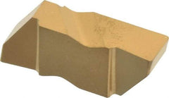 Kennametal - 4250NG Grade KC850, 6.35mm Cutting Width Carbide Grooving Insert - 6.35mm Max Depth of Cut, Right Hand, 0.57mm Corner Radius, TiC/TiCN/TiN Finish - Apex Tool & Supply