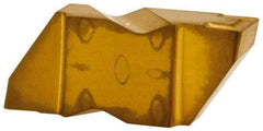 Kennametal - 4250NG K Grade KC850, 6.35mm Cutting Width Carbide Grooving Insert - 6.35mm Max Depth of Cut, Right Hand, 0.57mm Corner Radius, TiC/TiCN/TiN Finish - Apex Tool & Supply