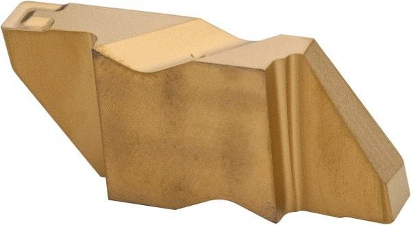 Kennametal - 4189NG K Grade KC850, 4.8mm Cutting Width Carbide Grooving Insert - 6.35mm Max Depth of Cut, Left Hand, 0.57mm Corner Radius, TiC/TiCN/TiN Finish - Apex Tool & Supply