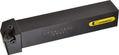 Kennametal - External Thread, Right Hand Cut, 25.4mm Shank Width x 25.4mm Shank Height Indexable Threading Toolholder - 152.4mm OAL, LT 16ER Insert Compatibility, LSS Toolholder, Series LT Threading - Apex Tool & Supply