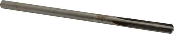 Made in USA - 0.296" Carbide-Tipped 4 Flute Chucking Reamer - Straight Flute, 9/32" Straight Shank, 1-1/2" Flute Length, 6" OAL - Apex Tool & Supply