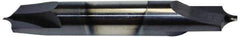 Accupro - 0.055" Radius, 3/16" Mill Diam, 2 Flute Solid Carbide Corner Rounding End Mill - Double End, AlTiN Finish, 2" OAL, 3/16" Shank Diam - Apex Tool & Supply