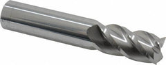 Accupro - 3/4", 4 Flute, Single End, Solid Carbide, 0.01" Corner Radius End Mill - 4" OAL, 40° Helix, Right Hand Flute, 1-1/2" LOC, Right Hand Cut - Apex Tool & Supply