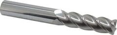Accupro - 5/8", 4 Flute, Single End, Solid Carbide, 0.06" Corner Radius End Mill - 4-5/8" OAL, 40° Helix, Right Hand Flute, 2-1/8" LOC, Right Hand Cut - Apex Tool & Supply