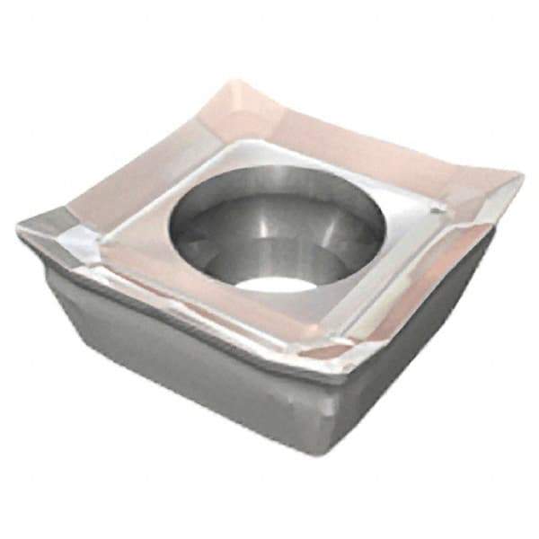 Iscar - QPMR100404 M Grade IC928 Carbide Milling Insert - TiAlN Finish, 0.1764" Thick, 0.4075" Inscribed Circle, 0.4mm Corner Radius - Apex Tool & Supply