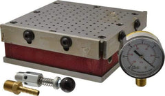 Suburban Tool - 6" Long x 6" Wide x 2-1/4" High, 1/4 Min Pump hp, S1 Sine Plate Compatibility, Vacuum Chuck - Square & Parallel to within 0.0002, 1/4 NPT Connector - Apex Tool & Supply