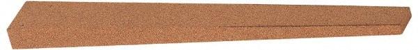 Norton - 4" Long x 1/2" Wide x 1/4" Thick, Aluminum Oxide Sharpening Stone - Taper, Fine Grade - Apex Tool & Supply