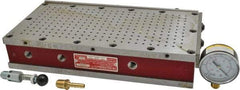 Suburban Tool - 12" Long x 6" Wide x 2-1/4" High, 1/2 Min Pump hp, S2 Sine Plate Compatibility, Vacuum Chuck - Square & Parallel to within 0.0003, 1/4 NPT Connector - Apex Tool & Supply