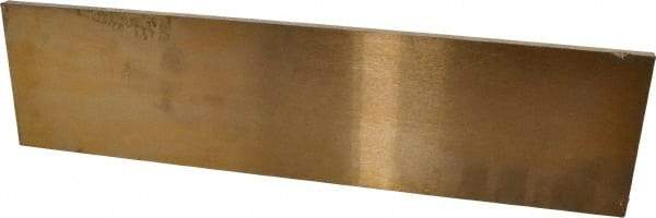 Value Collection - 1/4 Inch Thick x 3 Inch Wide x 12 Inch Long, Ground Bearing Bronze Rectangular Bar - Alloy SAE 660 (CDA 932) - Apex Tool & Supply