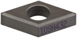 Kennametal - 7.52mm Inscribed Circle, Diamond (Shape) Turning Shim for Indexables - 0.19" Thick, IDSN Shim Style - Apex Tool & Supply