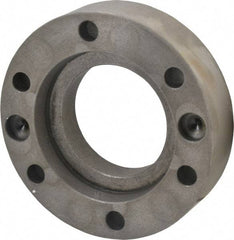 BTC - Adapter Back Plate for 10" Diam Self Centering Lathe Chucks - A2-6 Mount, 2.835" Through Hole Diam - Apex Tool & Supply