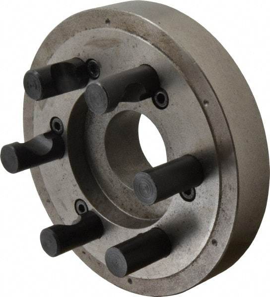 BTC - Adapter Back Plate for 8-1/4" Diam Self Centering Lathe Chucks - D1-6 Mount - Apex Tool & Supply