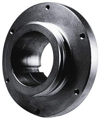 BTC - Adapter Back Plate for 10" Diam Self Centering Lathe Chucks - L-1 Mount, 2.835" Through Hole Diam - Apex Tool & Supply