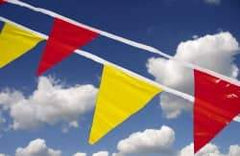 NMC - Pennants Color: Yellow Overall Length (Feet): 100.00 - Apex Tool & Supply