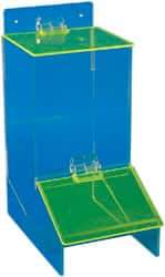 NMC - Table and Wall Mount Miscellaneous Dispenser - 9 Inch Wide x 6 Inch Deep x 11-1/4 Inch High, Clear - Apex Tool & Supply