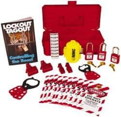 NMC - 30 Piece Electrical Lockout Kit - Comes in Tool Box - Apex Tool & Supply