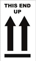 NMC - This End Up Shipping Label - 5" High x 3" Wide - Apex Tool & Supply