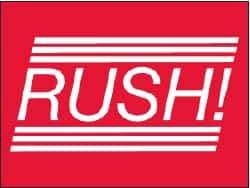 NMC - Rush! Shipping Label - 1-1/2" High x 2" Wide - Apex Tool & Supply