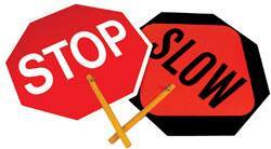 NMC - "Stop", 18" Wide x 18" High, Aluminum Stop & Yield Signs - Octagon, Handheld Mount - Apex Tool & Supply