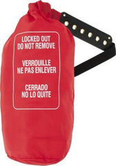 NMC - Black, Orange, Red and White, Nylon Plug and Hoist Control Cover - Compatible with Lockout Padlock - Apex Tool & Supply