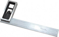 SPI - 6 Inch Long, 4R Double Square - 1/64, 1/32, 1/16 and 1/8 Inch Graduation, Hardened Steel - Apex Tool & Supply